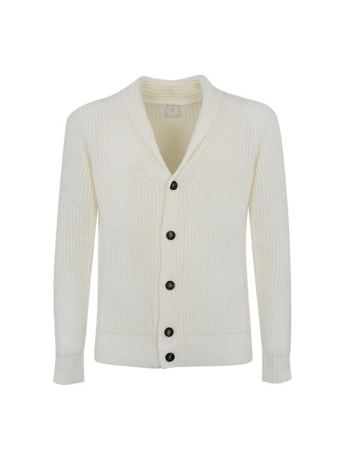 Cardigan in lana bianco Eleventy | J71MAGJ01 MAG2401200